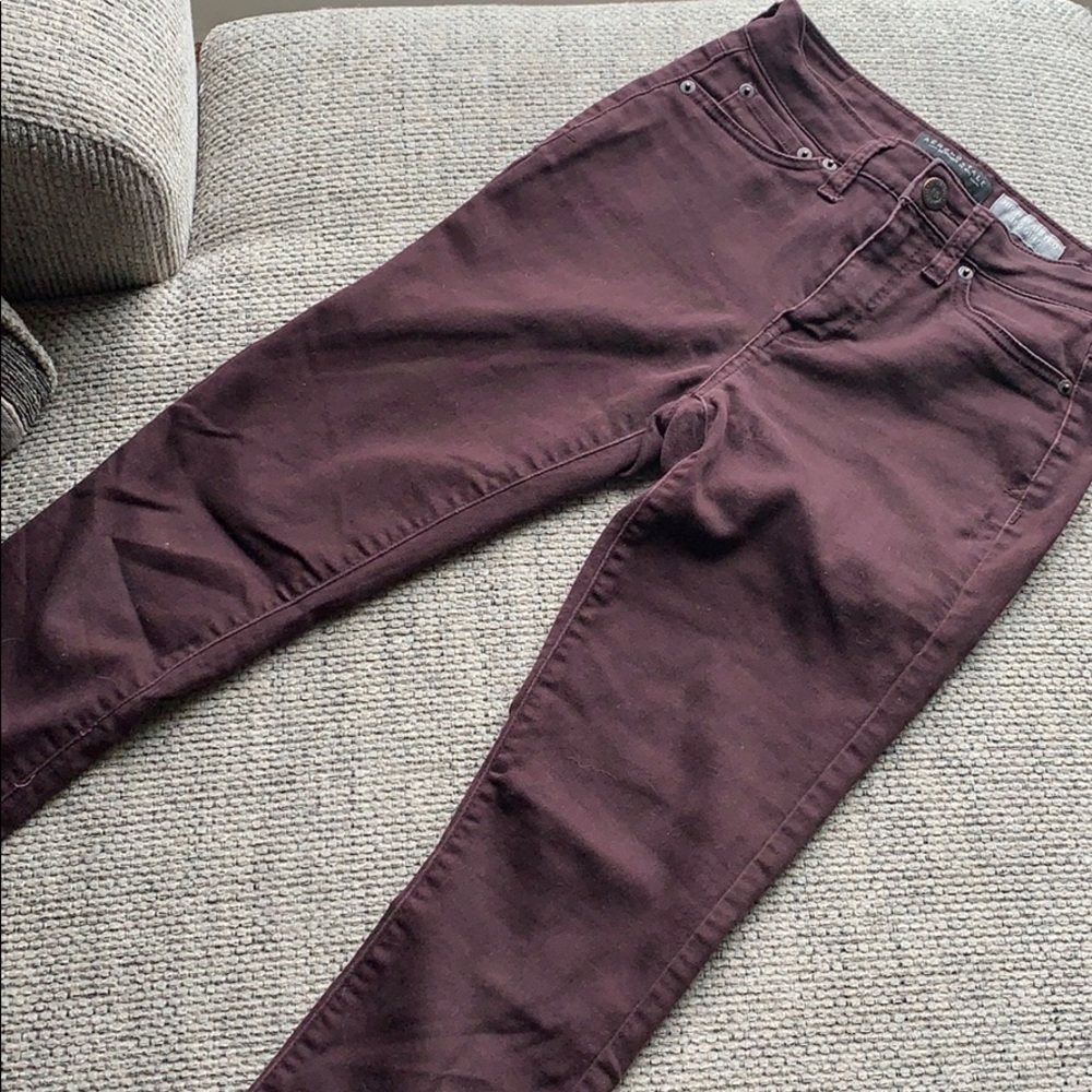 Aeropostale Burgundy Size 00 High Waisted Jegging